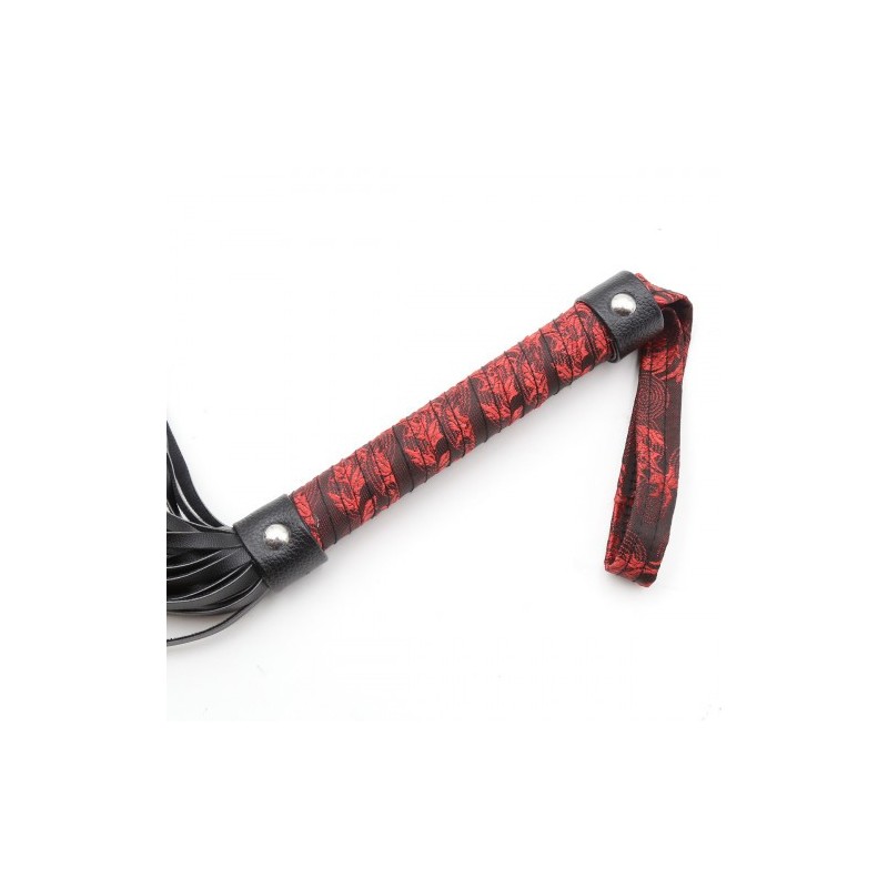 Six Piece Red Satin Bondage Set for Women