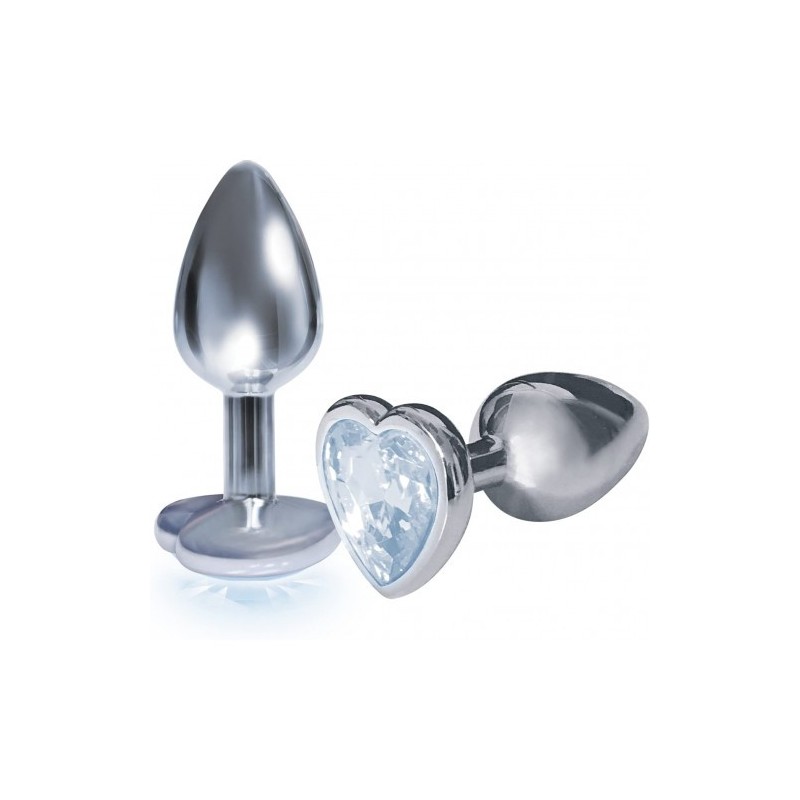 ΜΕΤΡΙΑ Σφήνα με σχήμα Καρδιάς διαφανές Κρύσταλλο 7εκ