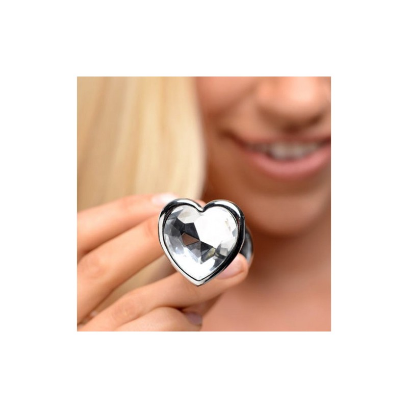 ΜΙΚΡΗ Σφήνα με σχήμα Καρδιάς διαφανές Κρύσταλλο 7εκ