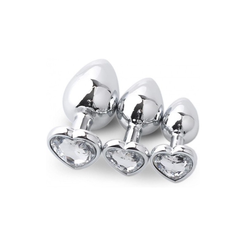 ΜΙΚΡΗ Σφήνα με σχήμα Καρδιάς διαφανές Κρύσταλλο 7εκ