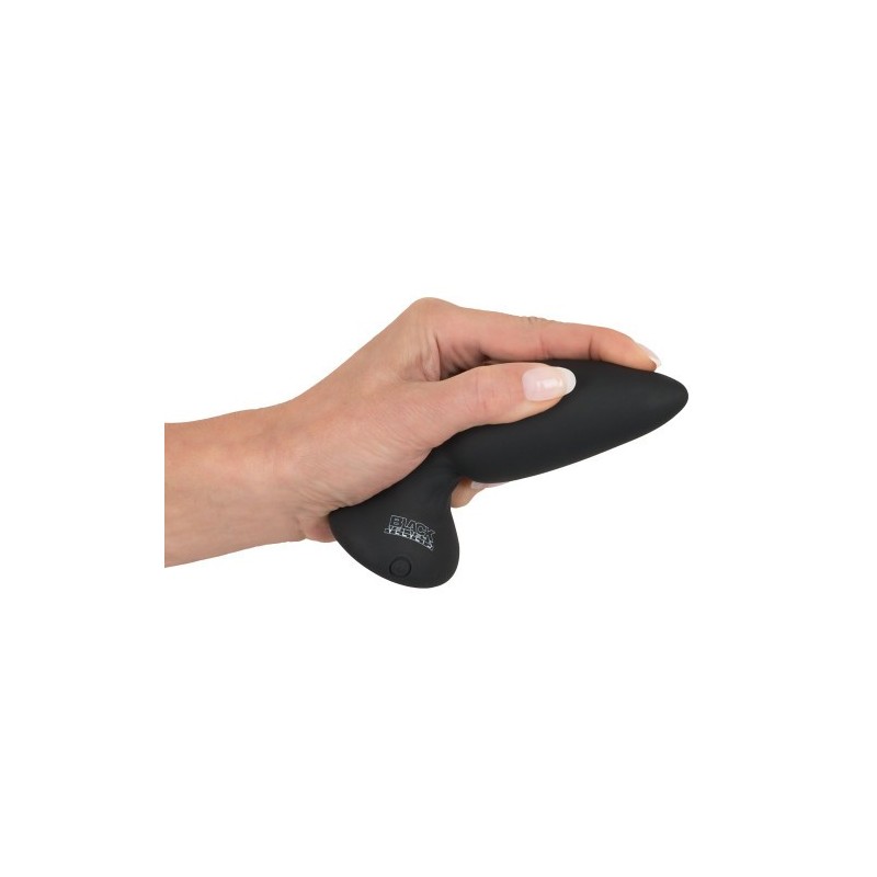 Black Velvets Remote Controlled Vibrating Butt Plug 14cm