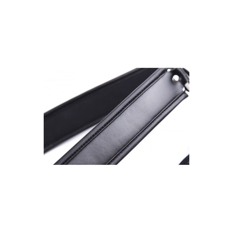 Δερμάτινη ζώνη περιορισμού πέους και όρχεων M-XL