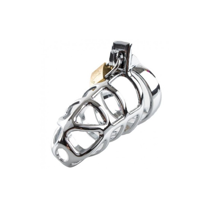 Gladiators Steel Cock cage with Locker L