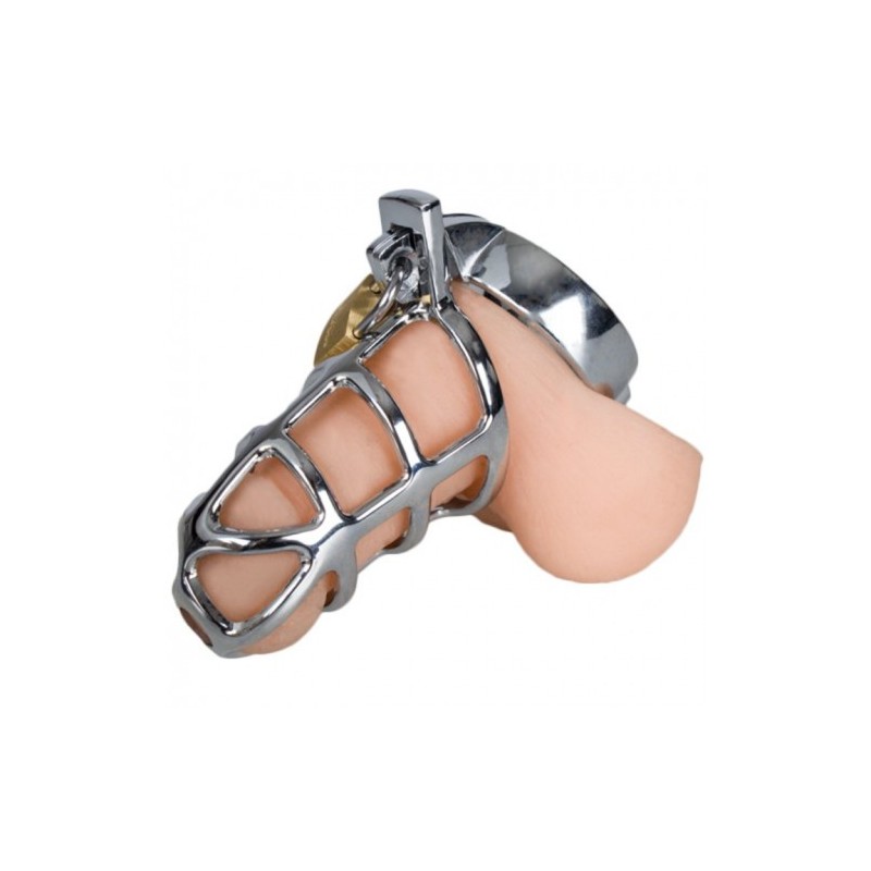 Gladiators Steel Cock cage with Locker L