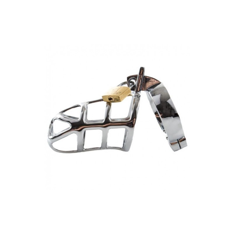 Gladiators Steel Cock cage with Locker L