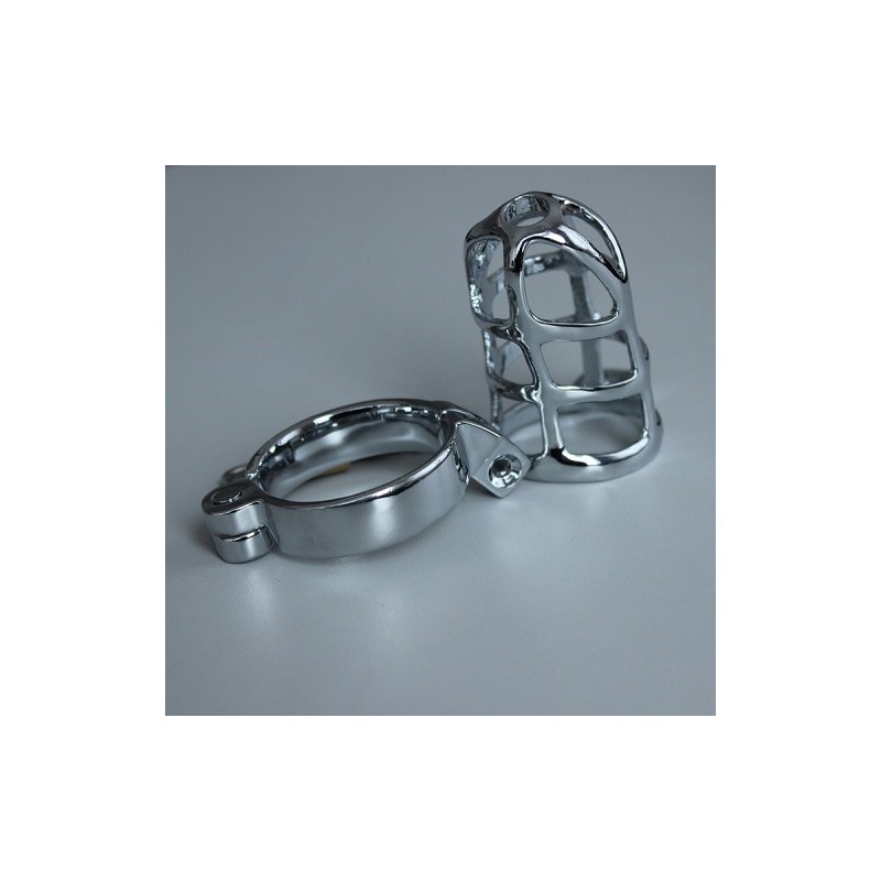 Gladiators Steel Cock cage with Locker L