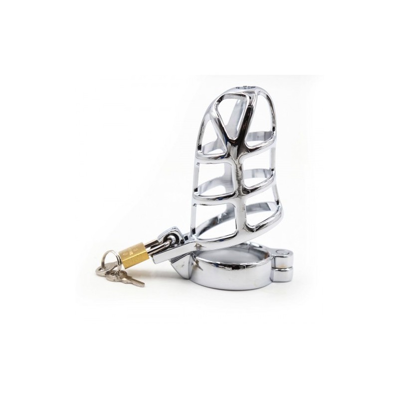 Gladiators Steel Cock cage with Locker L