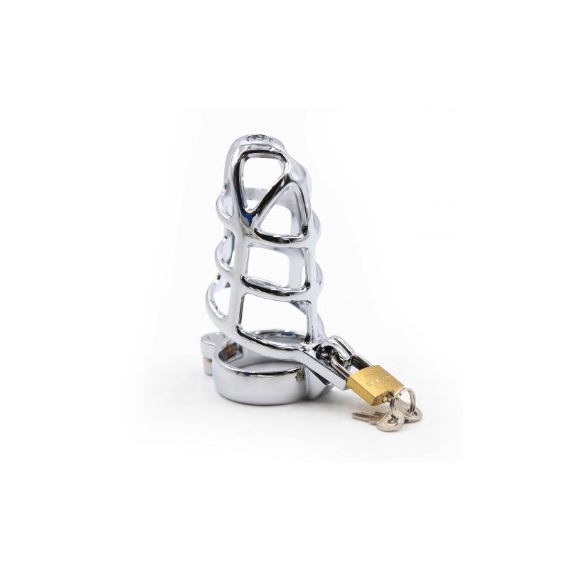 Gladiators Steel Cock cage with Locker L