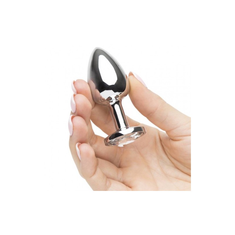 ΜΕΓΑΛΗ Μεταλλική Σφήνα μέ κρυστάλλινο διαμαντάκι 9 εκ