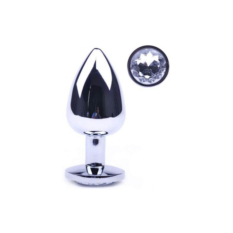 ΜΕΓΑΛΗ Μεταλλική Σφήνα μέ κρυστάλλινο διαμαντάκι 9 εκ