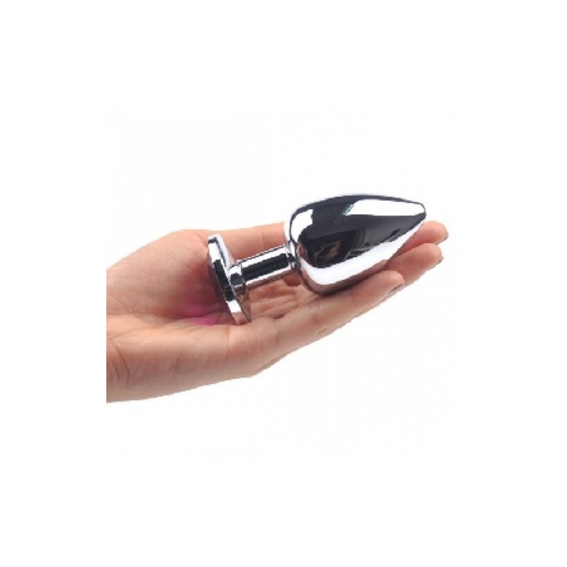 ΜΕΓΑΛΗ Μεταλλική Σφήνα μέ βαθύ ΜΩΒ διαμαντάκι στή τάπα