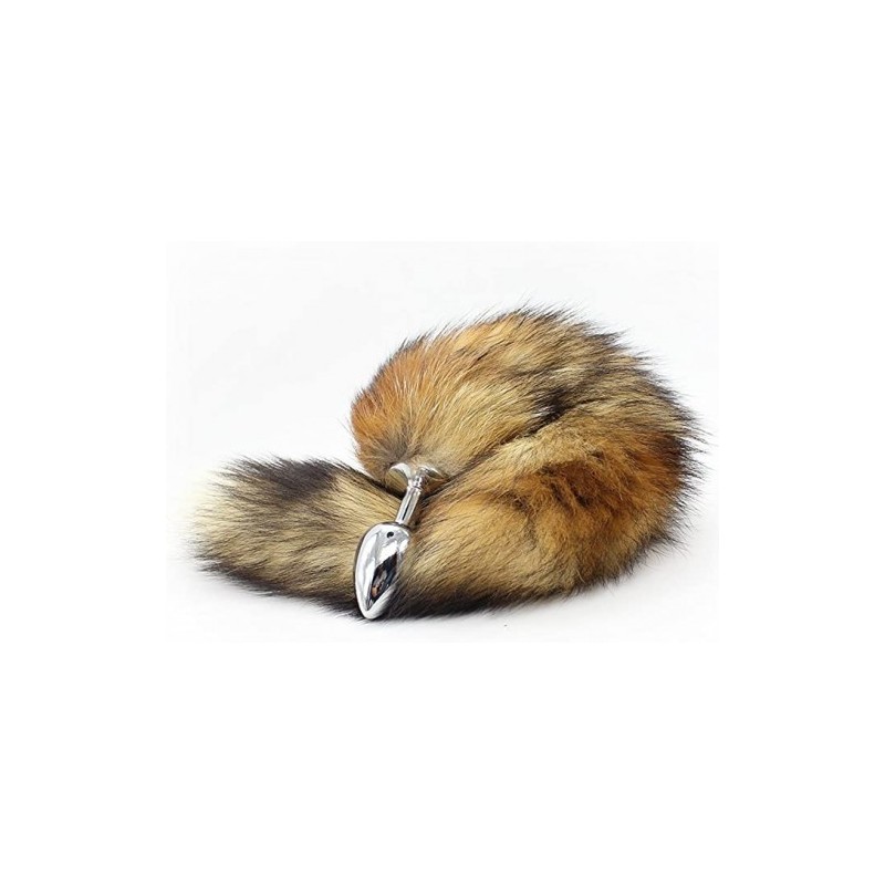 Συνθετική Ουρά αλεπούς με μεταλλική σφήνα-ΜΙΚΡΗ