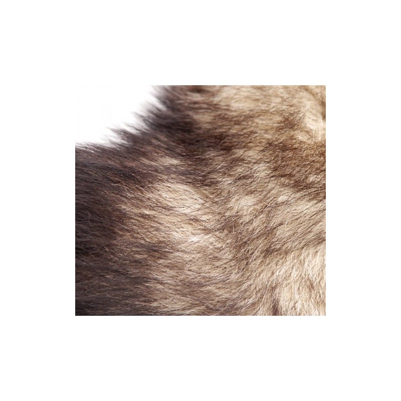 Αυθεντική Ουρά αλεπούς με μεταλλική σφήνα ΜΕΓΑΛΗ