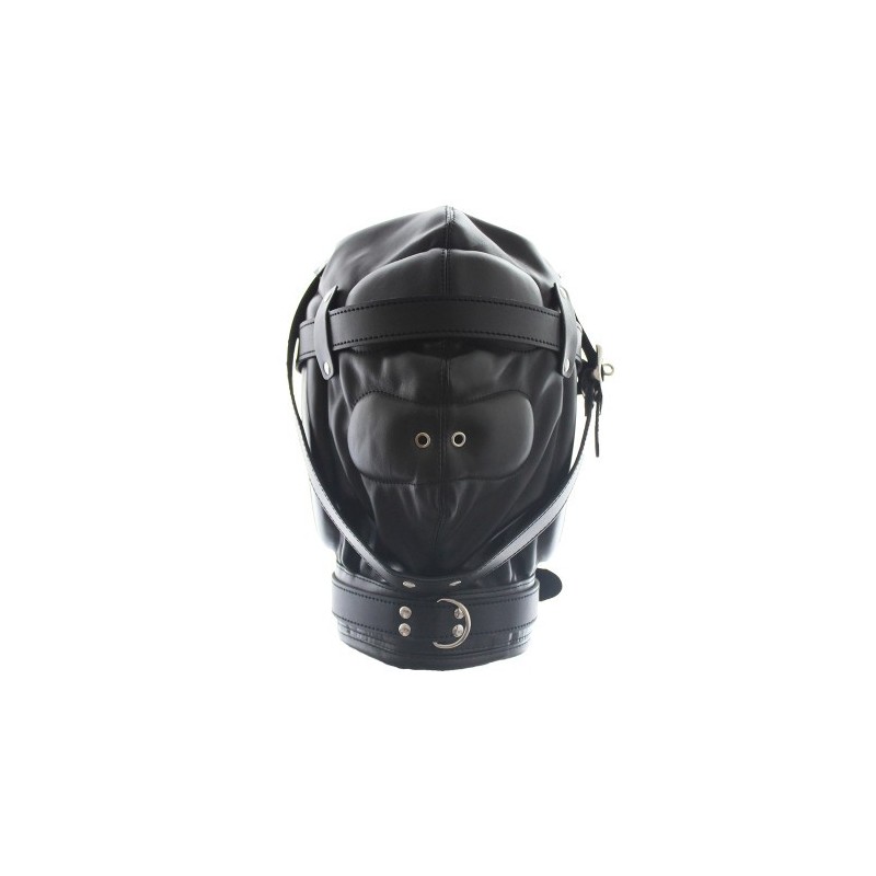 Lockdown Bdsm Bondage leather Hood