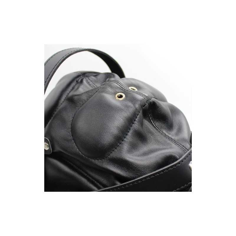 Lockdown Bdsm Bondage leather Hood