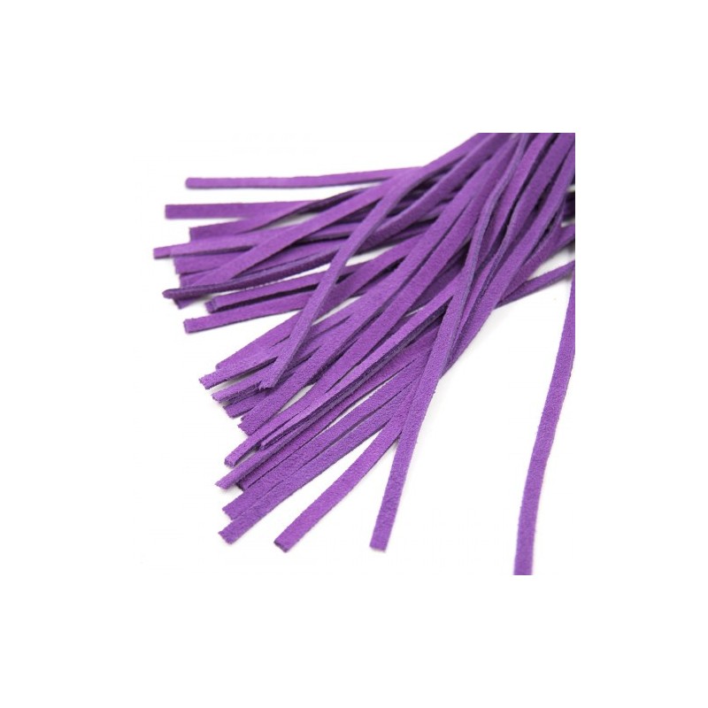 Αυθεντικό BDSM Μώβ Μαύρο Νούμποκ δερμάτινο μαστίγιο 36 εκ