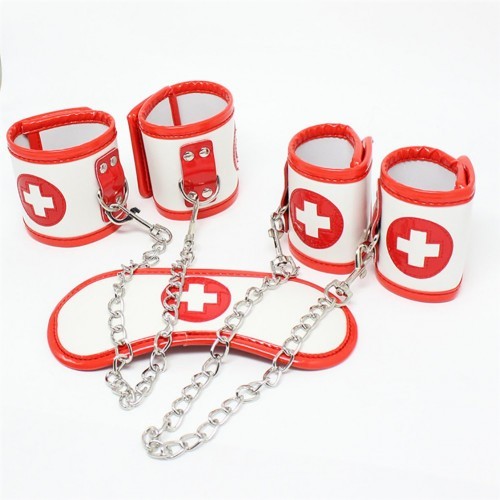 Αξεσουαρ Σετ δεσμών ερωτικού ρόλου Νοσοκόμας