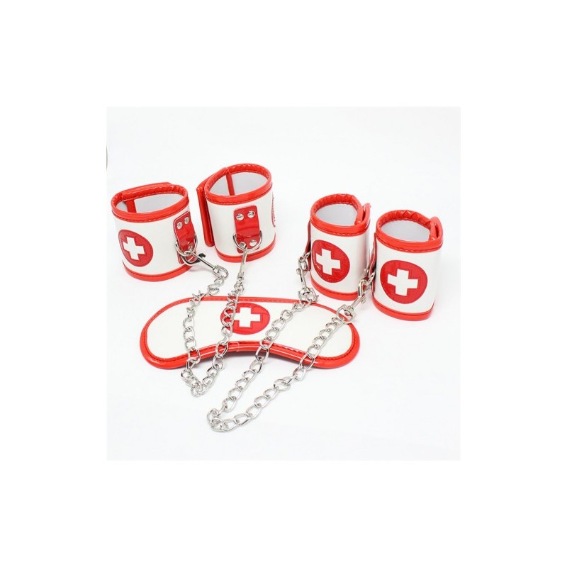 Αξεσουαρ Σετ δεσμών ερωτικού ρόλου Νοσοκόμας