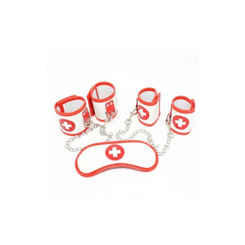 Αξεσουαρ Σετ δεσμών ερωτικού ρόλου Νοσοκόμας
