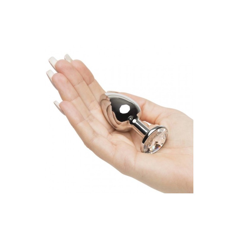 ΜΕΤΡΙΑ Πρωκτική Σφήνα Αλουμινίου μέ ΚΟΚΚΙΝΟ πετράδι