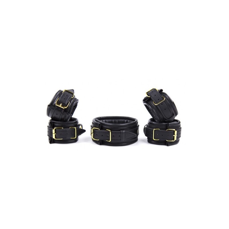 Ασορτί Σετ Μαύρα δεσμά Χεριών Ποδιών