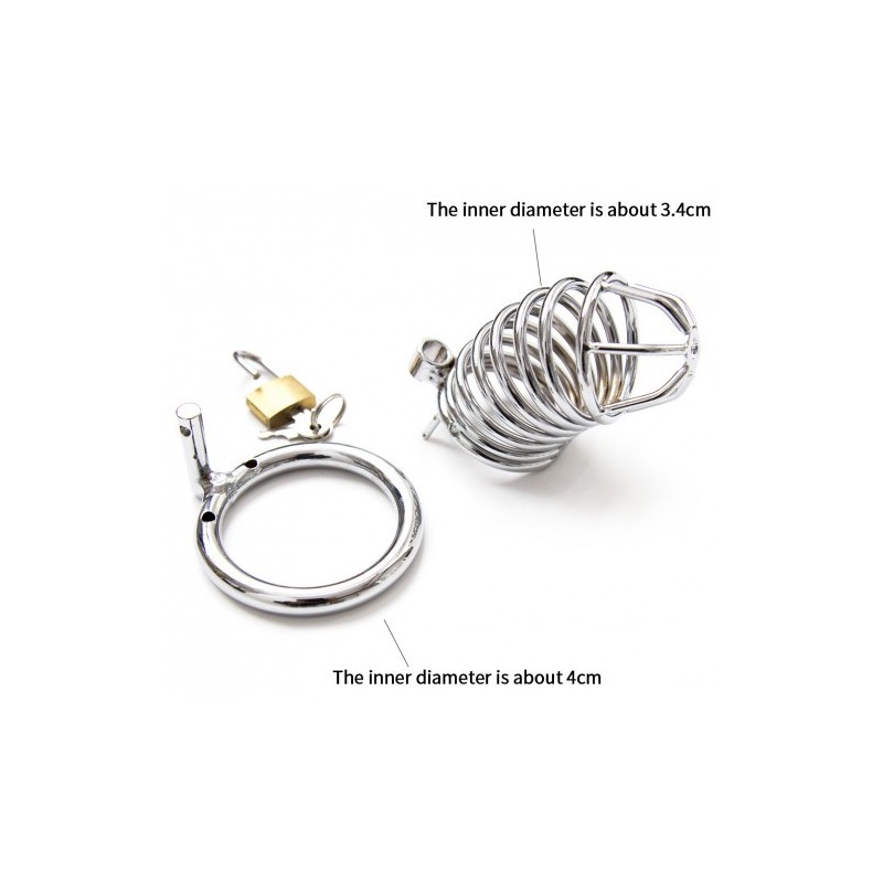 Μεταλλικό κλουβί περιορισμού του Πέους S/M