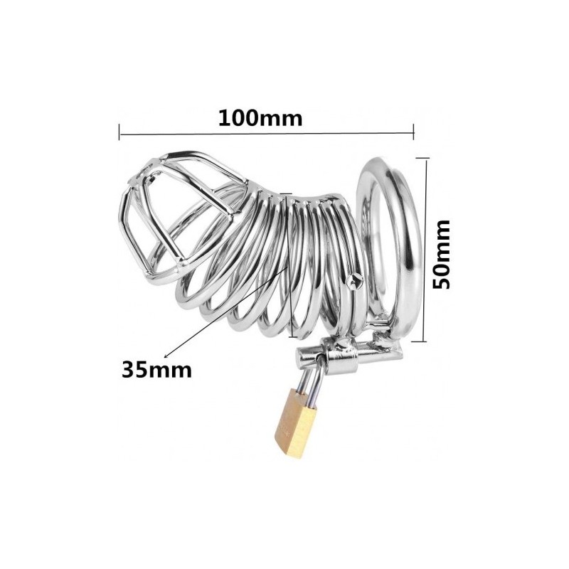 Μεταλλικό κλουβί περιορισμού του Πέους S/M