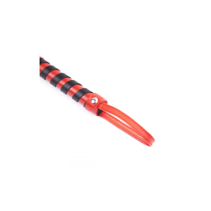 Δερμάτινο Απαλό Κόκκινο Μαστίγιο Naughty Toys 45 εκ