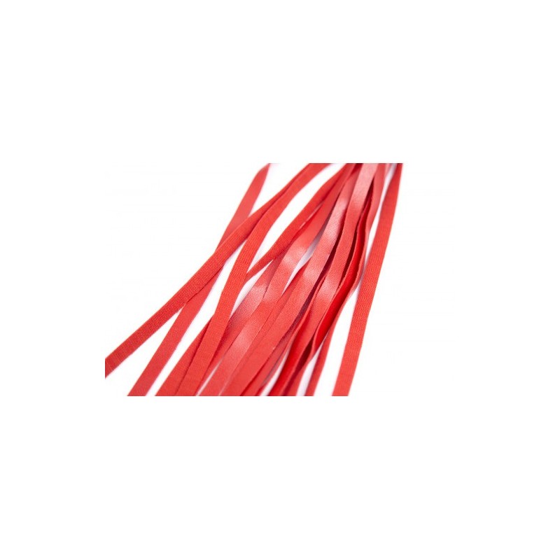 Δερμάτινο Απαλό Κόκκινο Μαστίγιο Naughty Toys 45 εκ