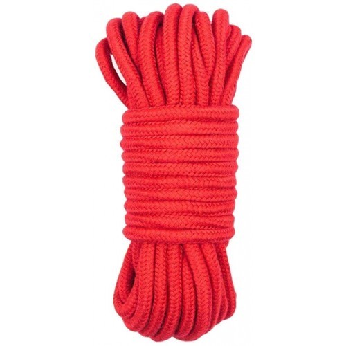 ΚΟΚΚΙΝΟ Βαμβακερό BDSM Σχοινί 10 ΜΕΤΡΑ