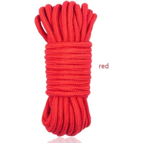 ΚΟΚΚΙΝΟ Βαμβακερό BDSM Σχοινί 20 ΜΕΤΡΑ