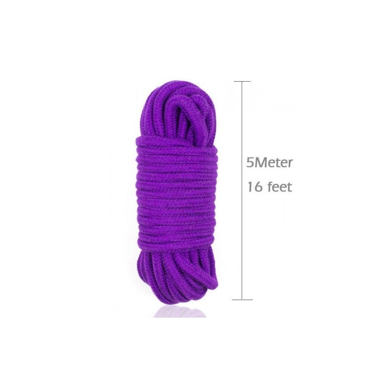 ΜΩΒ Βαμβακερό BDSM Σχοινί 5 ΜΕΤΡΑ