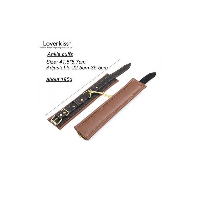 Ασορτί Σετ δεσμά Χεριών Ποδιών Κολάρο λαιμού με λουρί