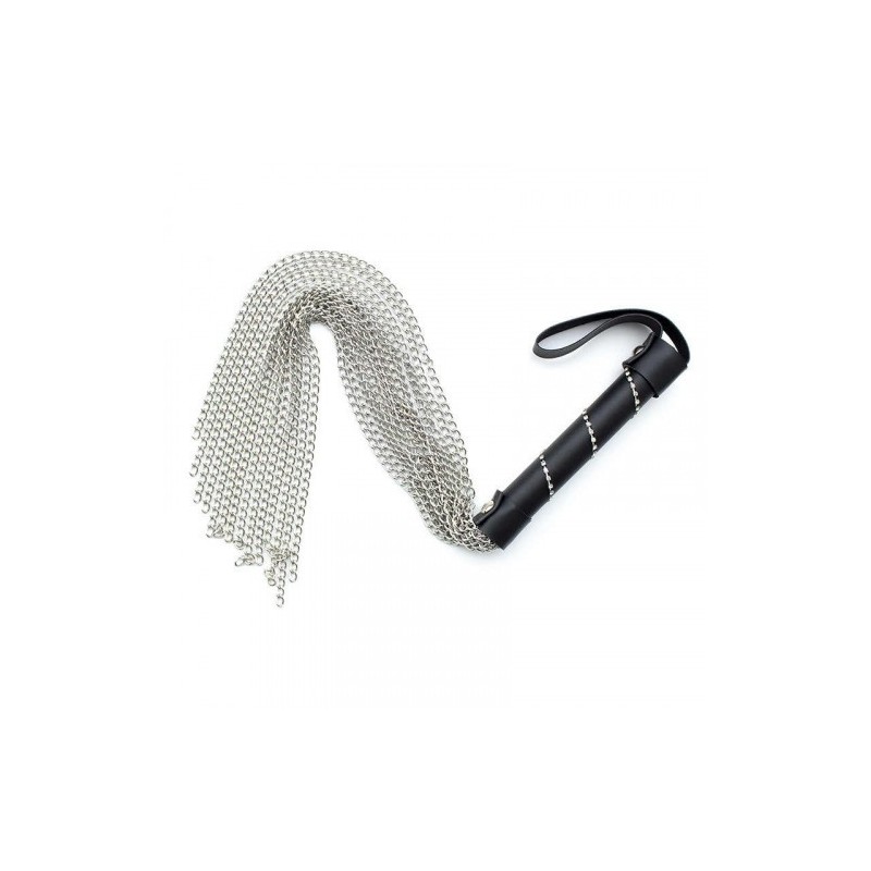 Μαστίγιο με μεταλλικά λουριά ουρές 55 εκ