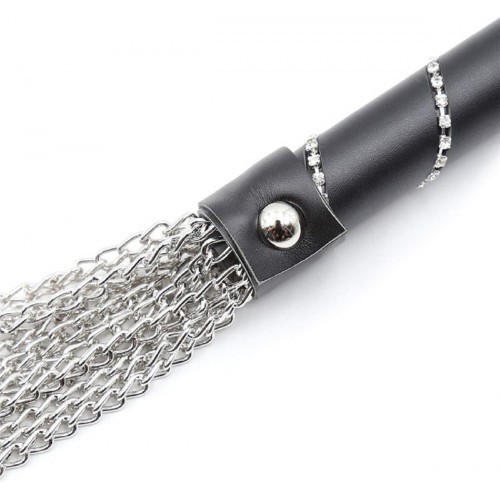 Μαστίγιο με μεταλλικά λουριά ουρές 55 εκ