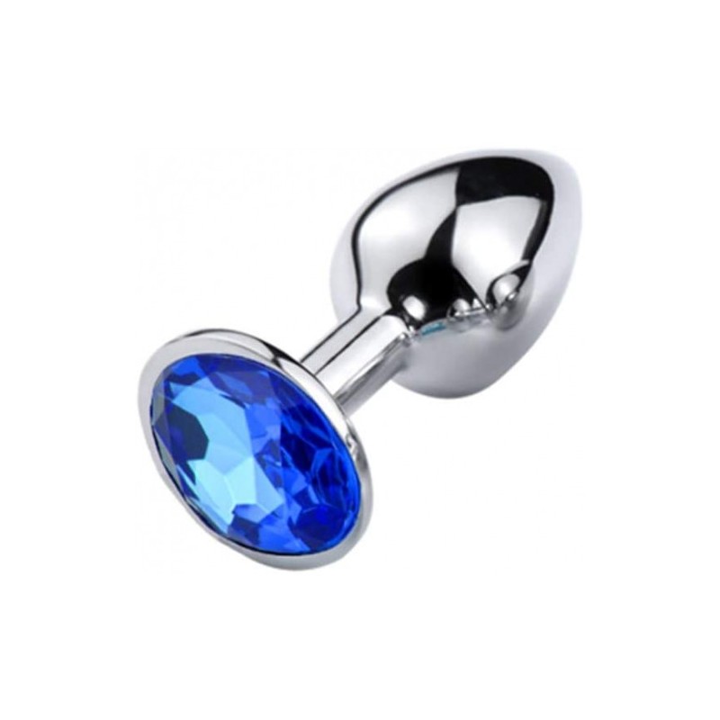 ΜΙΚΡΗ πρωκτική Σφήνα Αλουμινίου μέ ΜΠΛΕ κόσμημα