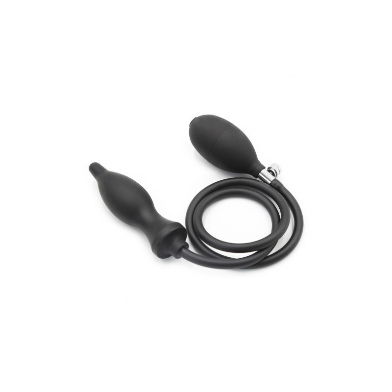 Unisex πρωκτική φουσκωτή μαύρη σφήνα Λάτεξ 11 εκ