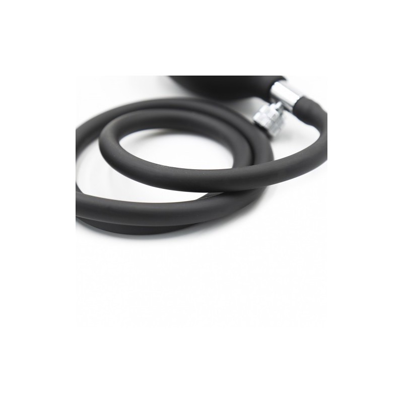 Unisex πρωκτική φουσκωτή μαύρη σφήνα Λάτεξ 11 εκ