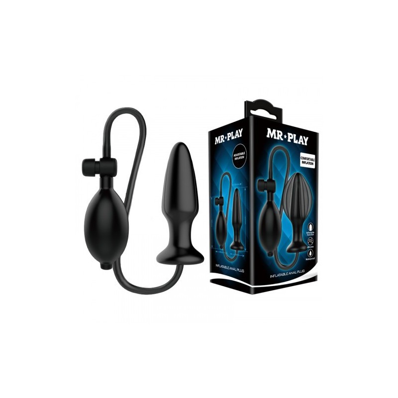 Φουσκωτή Πρωκτική Σφήνα Σιλικόνης Mr. Play 13 εκ