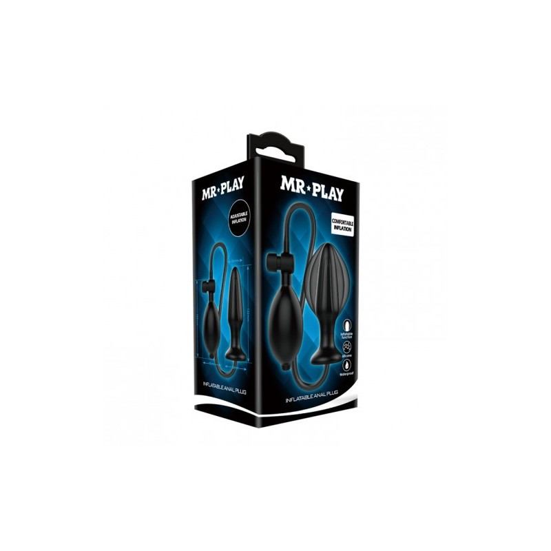 Φουσκωτή Πρωκτική Σφήνα Σιλικόνης Mr. Play 13 εκ