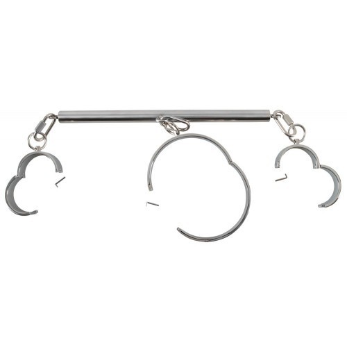 Σετ Φετιχιστικά Ατσάλινα Δεσμά Κολλάρο Χειροπέδες Bad Kitty