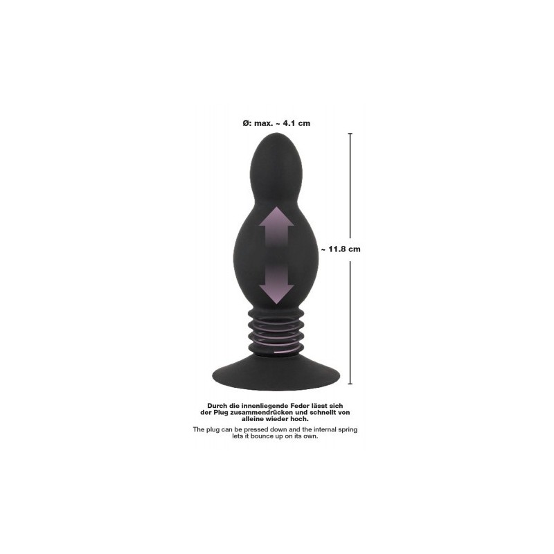 Πρωκτική σφήνα με ελατήριο μπρός-πίσω