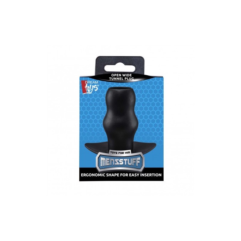 Menzstuff Open Wide Tunnel Plug Black