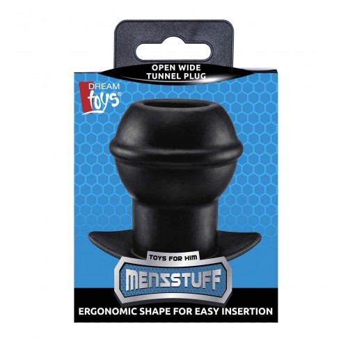 Menzstuff Open Wide Tunnel Plug Black