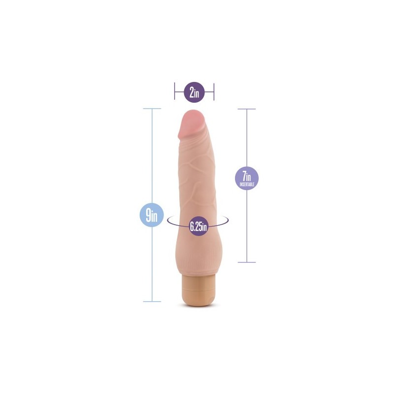 Δονητής ομοίωμα πέους Blush Au Naturel Fabien 23 cm