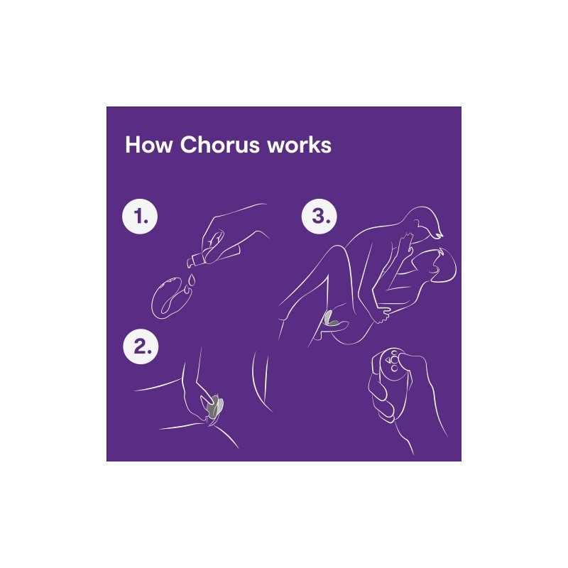 Δονητής ζευγαριών We-Vibe Chorus Μώβ