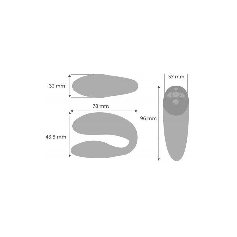 Δονητής ζευγαριών We-Vibe Chorus Μώβ