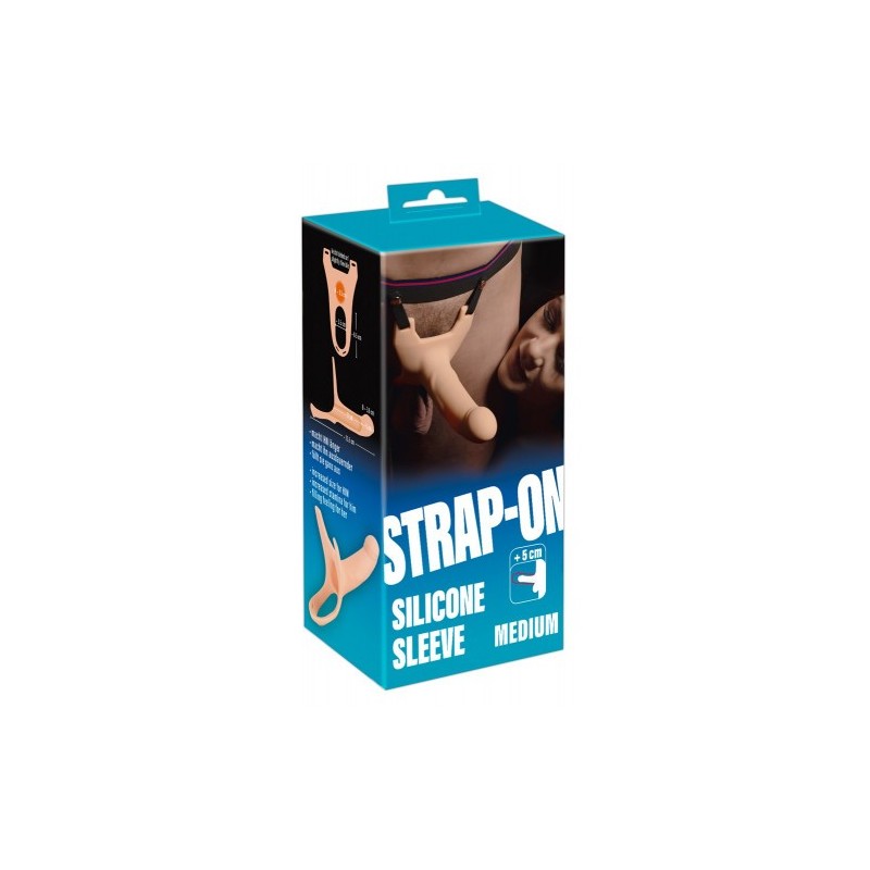 Ανδρικό στραπόν You2Toys με τρύπα στο ντίλντο μανίκι μέτριο 16 εκ