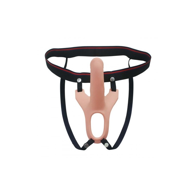 Ανδρικό στραπόν You2Toys με τρύπα στο ντίλντο μανίκι μέτριο 16 εκ