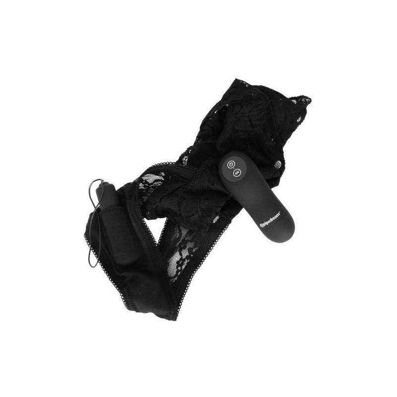 XL-XXX Δαντελωτό Κιλοτάκι μέ δόνηση καί τηλεχειριστήριο 10 μέτρα